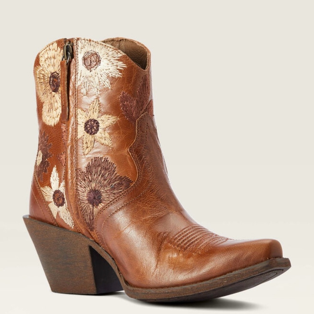 Ariat Cowboy Boots Florence Western Boot Costal Cowgirl Festival Embroidered - Picture 4 of 15
